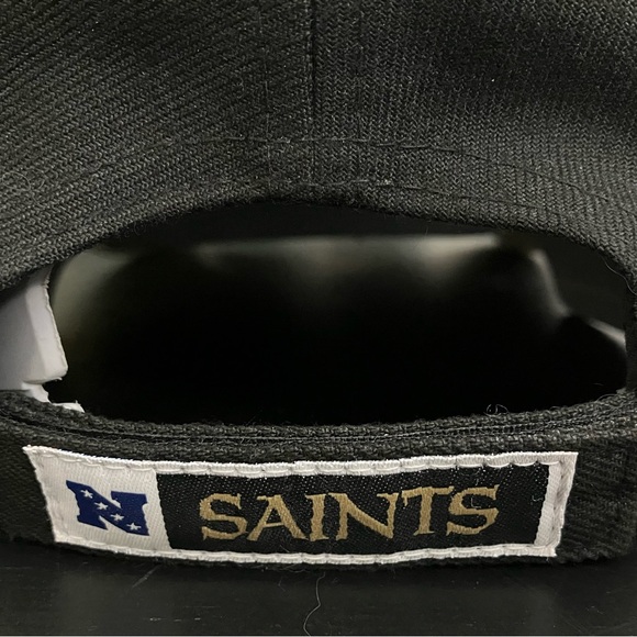 New Orleans Saints Cap NOLA New Era 9 Forty Quality Cap WHO DAT Velcro 9Forty - Picture 4 of 6
